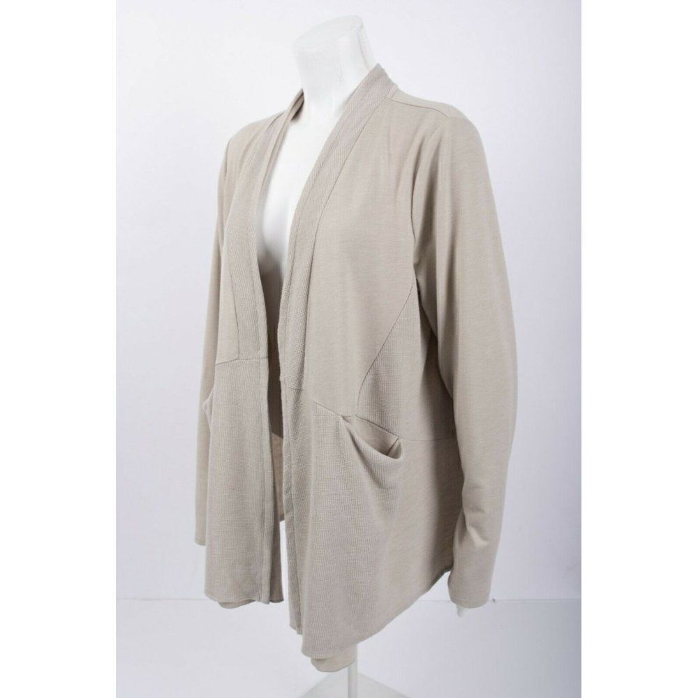 LOGO Lori Gold Stein Womens Cardigan Frency Terry - Picture 4 of 6